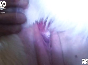 Some Of It Dripped Onto Her Face Which She Didn't Mind About At All. His Balls Looked Big And Smooth