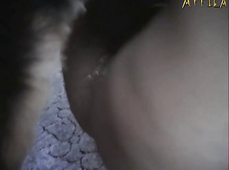 Veronica Silesto And Girlfriend Sat Down On The Couch And Dog Jumped Up Into Veronica Silesto's Arms