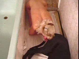 Bathroom Dog Fuck
