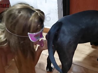 Girl Fucked By Dog Hentai