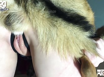Woman Sucking Dog Cock