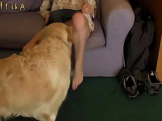 Latina First Time Dog Fuck