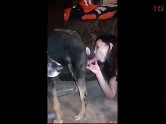 Ebony Woman Fuck Dog