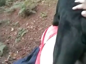 Crazy Dog Fuck Girl