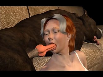 Husband Helps Dog Fuck His Wife