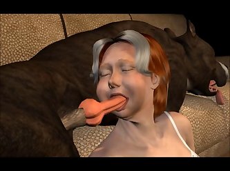 Husband Helps Dog Fuck His Wife