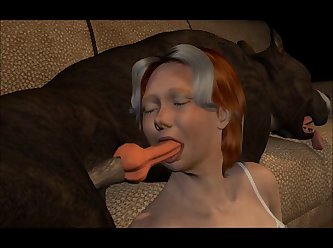 Husband Helps Dog Fuck His Wife