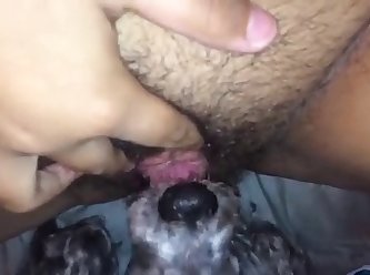 Man Makes Dog Fuck Woman